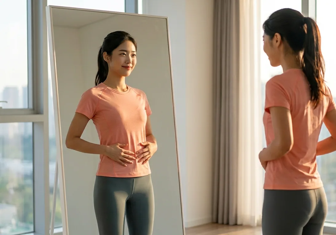몸의 변화 확인