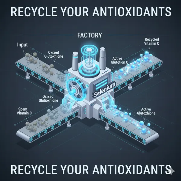 [경고] 활성산소 전쟁터, 당신의 '최후의 방어선'이 뚫렸다 (노화를 멈추는 미네랄, 셀레늄)