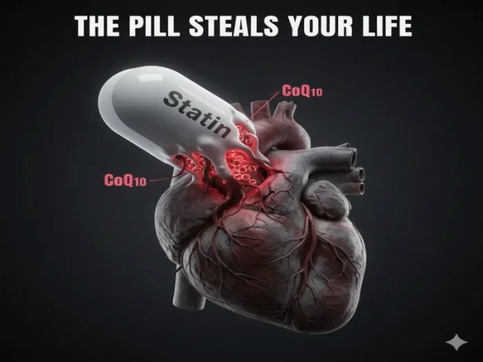 [경고] 고지혈증 약 먹고 안심하지 마라. 당신의 심장은 지금 '굶어 죽고' 있다 (코엔자임 Q10의 도난 사건)