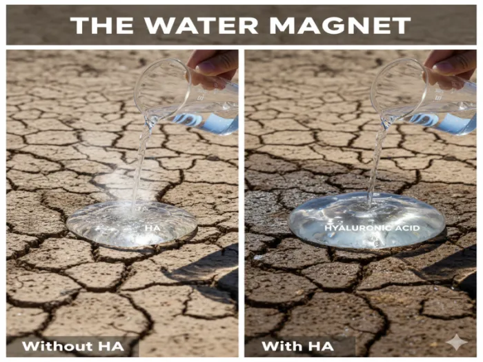 [충격] 물 2리터 마셔도 피부가 사막인 이유? 넌 지금 산 채로 '육포'가 되어가고 있다 (히알루론산의 진실)