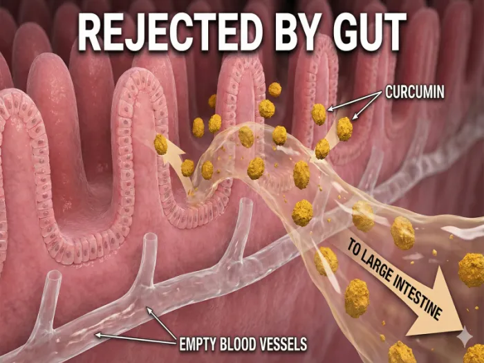 [폭로] 카레 백날 먹어봐라, 염증이 낫나. 당신이 비싼 돈 주고 '황금색 똥'만 싸는 충격적인 이유 (커큐민의 배신)