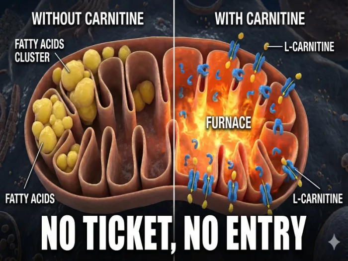 [충격] 운동해도 뱃살 안 빠지는 이유? 니 몸엔 지금 지방을 실어 나를 '트럭'이 한 대도 없다 (L-카르니틴의 진실)