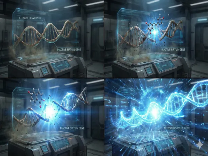 [충격] 와인 마시면 젊어진다고? 니 세포는 지금 늙어 죽기 직전이다. 유전자를 조작해 강제로 회춘시키는 '독재자' (레스베라트롤의 진실)