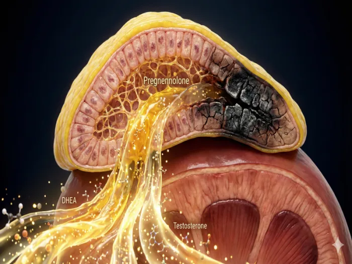 [경고] 자고 일어나도 피곤해? 니 몸은 지금 '호르몬 원료'가 바닥난 파산 상태다 (DHEA & 프레그네놀론의 진실)