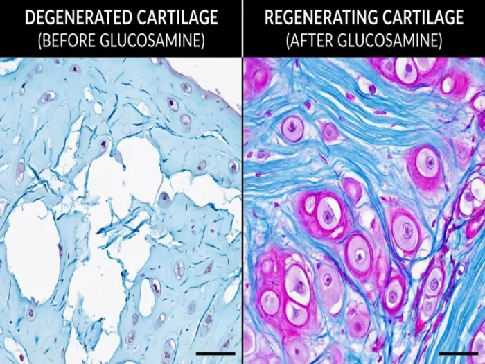[경고] 무릎에서 '모래 씹는 소리' 나? 니 연골은 지금 가루가 되어 증발하고 있다 (글루코사민 & 콘드로이친 시너지의 진실)