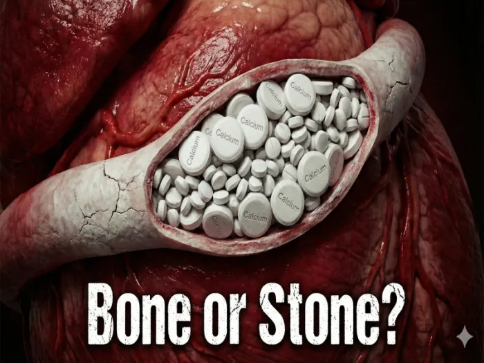 [충격] 칼슘 영양제, 제발 그만 드세요. 당신의 심장이 '돌'처럼 굳고 있습니다.
