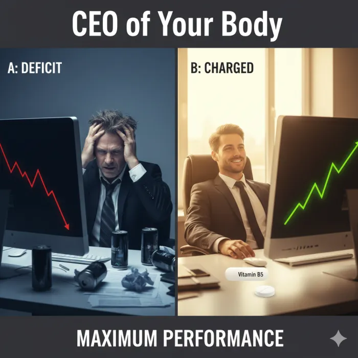 [팩트] 당신이 일머리가 없고 매일 호구 잡히는 생물학적 이유 (의지력은 비타민B5 빨이다)